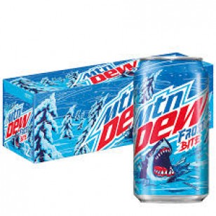 Mtn Dew Frost Bite, 12 Oz 355ml Usa Soda 12 Cans Mtn Dew Frost Bite, 12 Oz 355ml Usa Soda 12 Cans